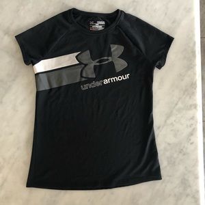 Under Armour Logo Shirt Sz Youth Medium